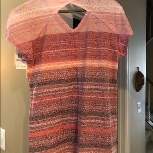 Earth Yoga Shirt XL Coral Rose